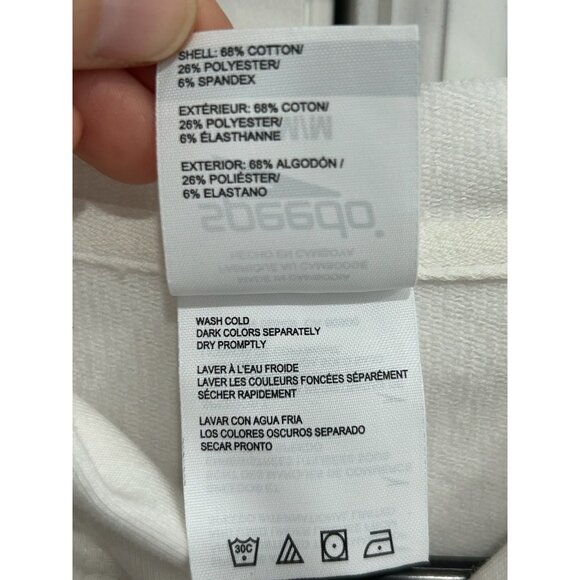 Speedo White Hooded Zip-Up Swim Cover-Up With Pockets Sz M - Picture 7 of 9